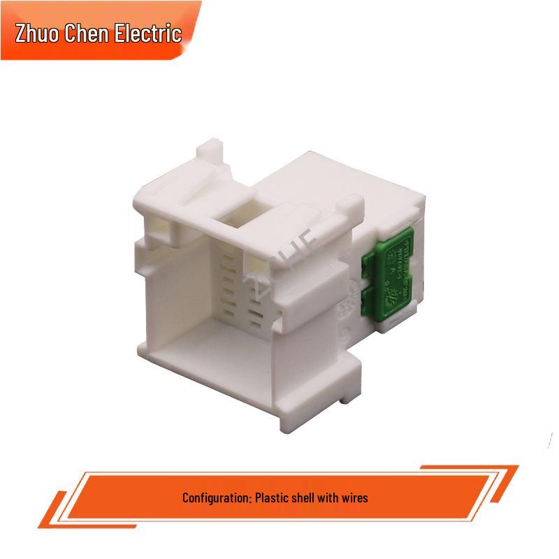 12-Pin Male-Female Mating Connector 2-967627-1 Plug with 7-968972-1 Connector, 12 Holes