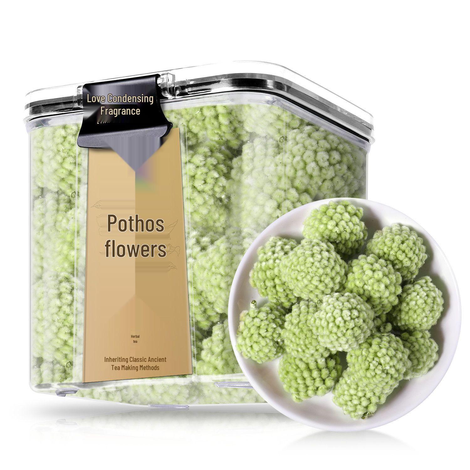 Официальный Настоящий Конденсирующий Аромат Любви Травяной Чай из Цветка Зеленой Редьки с Зеленым Ло и Лилией Снежной, Банка 70 г.