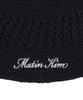 Mattengkim Crochet Cotton Bucket Hat In Black