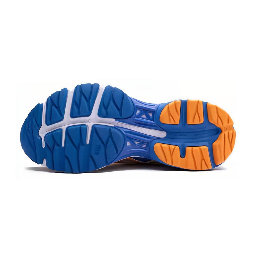 Asics Gel-Flux 4 Synthetic Leather Lightweight Breathable Running Shoes Kids Sneakers Blue Orange 1014A321-400