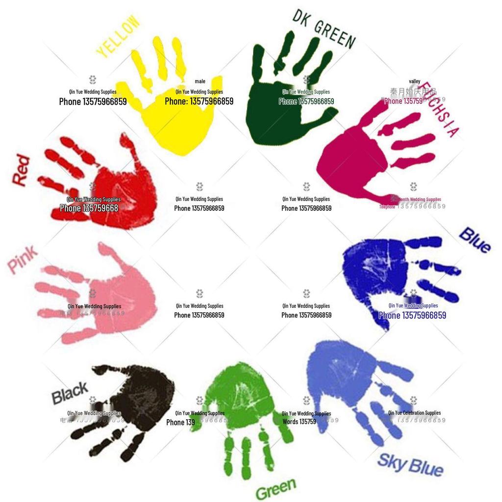 Baby Souvenirs Hand & Footprint Ink Pad - Wash-Free