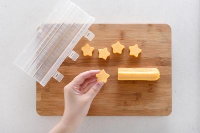 Fatto in Giappone Stampo per rotolo d'uovo a stella Utensile da cucina dedicato 1 pezzo Puoi preparare facilmente una bellissima decorazione Bento fatto a mano Bento personaggio Articoli per bento