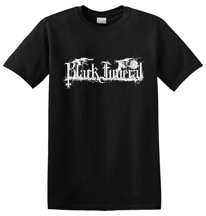 BLACK FUNERAL - White Logo T-Shirt M