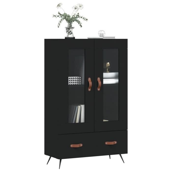 VidaXL Highboard Black 69.5x31x115 Cm Engineered Wood 828269