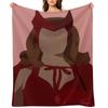 Halloween Witch Throw Blanket warm for winter Flannel Decoratives Softest Blankets