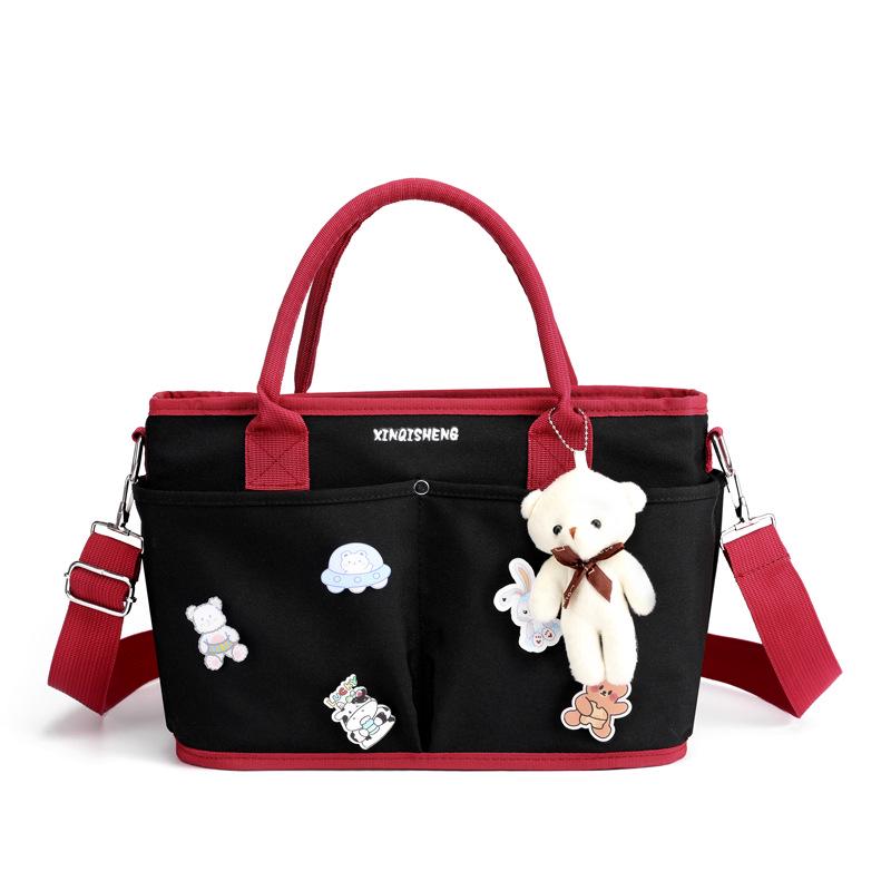

Korean Style Large Capacity Maternity & Baby Bag, Fashionable Diaper and Bottle Holder Single Bag