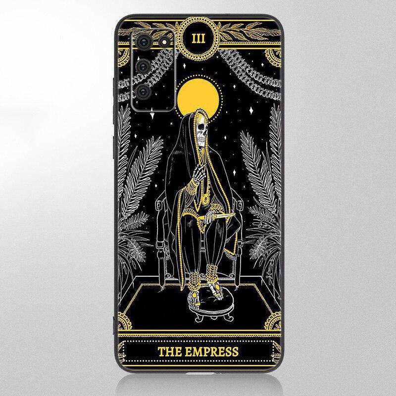 Etui Tarot Egyptien de Dusserre Art do Samsung Galaxy A12 A02S A22 A32 A52 A72 A71 A51 A41 A31 A21 A11 A50 A70 A10S A20S