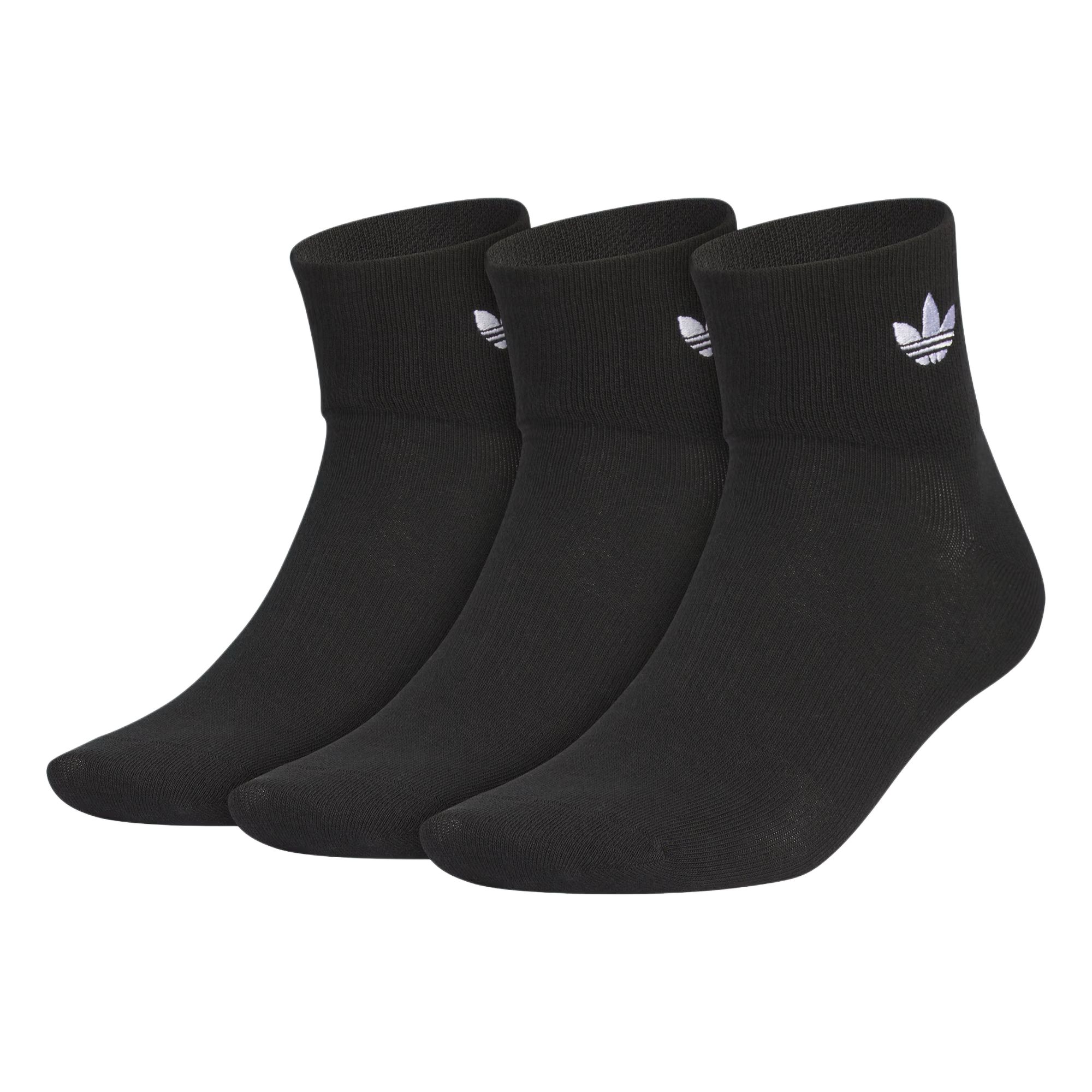 Adidas Originals Crew Socks Unisex 3 Pack Black JC9287 M