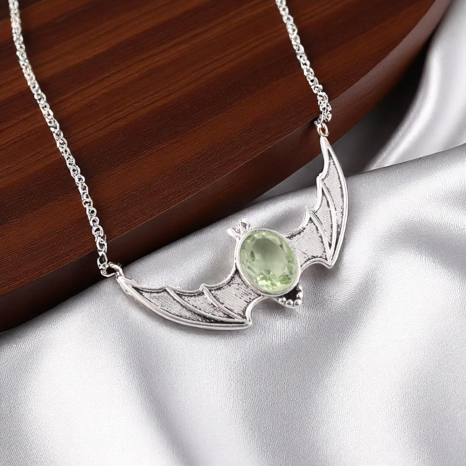 

Зеленый Аметист Драгоценный Камень 925 Стерлинговое Серебро Ювелирное Изделие Подвеска 1 Подарок Для Друга CP-33-16