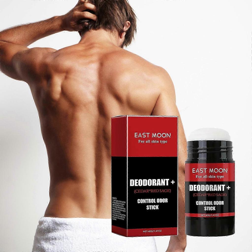 26-27 Men's underarm treatment stick, clean armpit odor, refreshing and lasting fragrance, portable body care stick, powerful deodorant, men's antiper