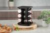 Rotating Spice Rack 12 Containers BERLINGER HAUS BH-8559 BLACK ROSE