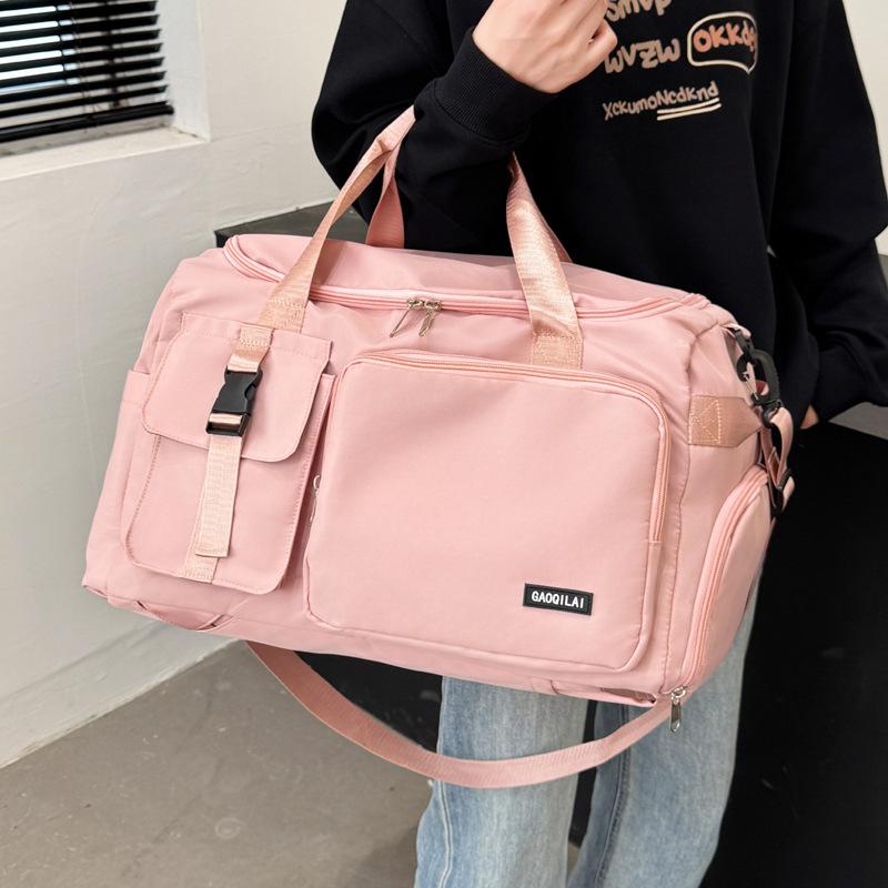 Women's Multi-functional Travel Bag Large Capacity Dry and Wet Separation Lightweight To Be Produced and Stored Luggage Bag Cover Pull Rod Gym Bag