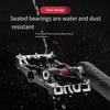 ROCKBROS Road Mountain Bike Bicycle Pedals, Anti-Slip Aluminum Cycling Pedal, Night Time Reflective Universal Threaded Port