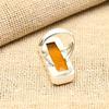 Honey Topaz Gemstone Handmade 925 Solid Sterling Silver Jewelry Pretty Ring For Women