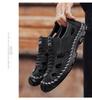 Men's Outdoor Non-Slip Sandals, Large Size 47-48, Wide Toe Cap, Wear-Resistant Casual Beach Shoes for Summer