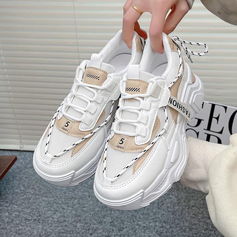 Women's Platform Breathable Sports Shoes Spring Summer Campus Student Non Slip Running Sneakers Outdoor Tennis Basketball Shoes