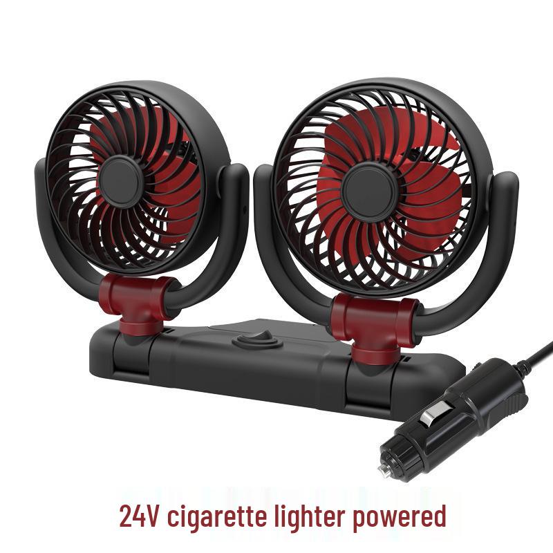 Da Fu Dual-Head USB Fan for Car: Powerful 12V Cooling Solution
