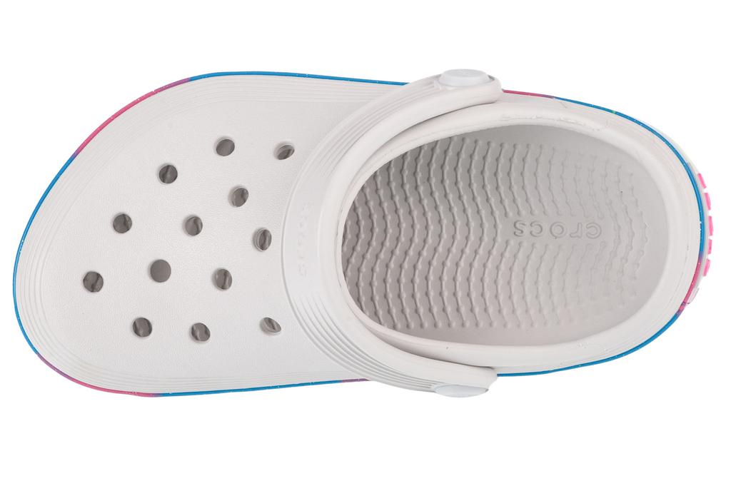 Crocs Off Court Glitter Band Kids Clog, for Girl Grey Slides