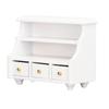 Miniature Cabinet Pure White Edge Lovely Storge Cabinet for Bathroom Decoration