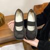 Bow Knot Flat Mary Jane Ballet Shoes Women's Spring New Literary and Retro Single Shoes