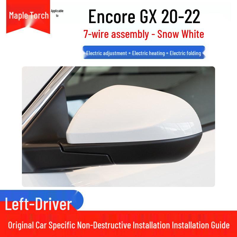 Electric Rearview Mirror Assembly for 2020-2022 Buick Encore GX: Adjustable & Reflective.