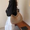 Woven Summer Fashion Straw Bag Beach Holiday Crossbody Bag Shopping Large Capacity Shoulder Bag For Ladies Women