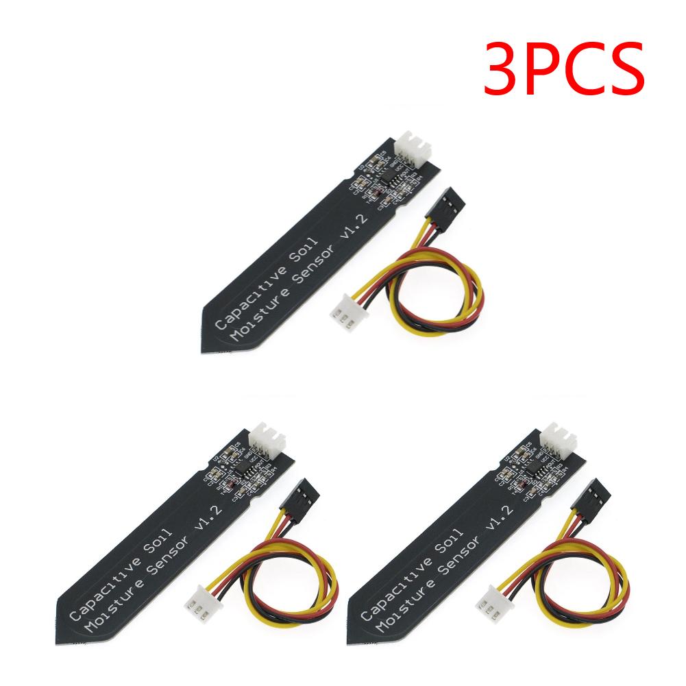 Soil Humidity Moisture Sensor Module Wide Voltage 3.3V Garden Watering DIY Module Corrosion Resistant W/ Gravity for Arduino