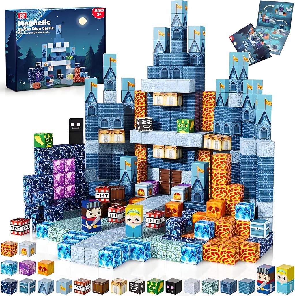 Magnetic Unicorn Building Blocks Assembly Toy Set