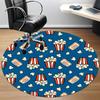 1pc Popcorn, Movie Night Chair Carpet for Office Non-Slip,  Machine Washable Rug for Office, Room - Polyester, Machine Made Yy251029208