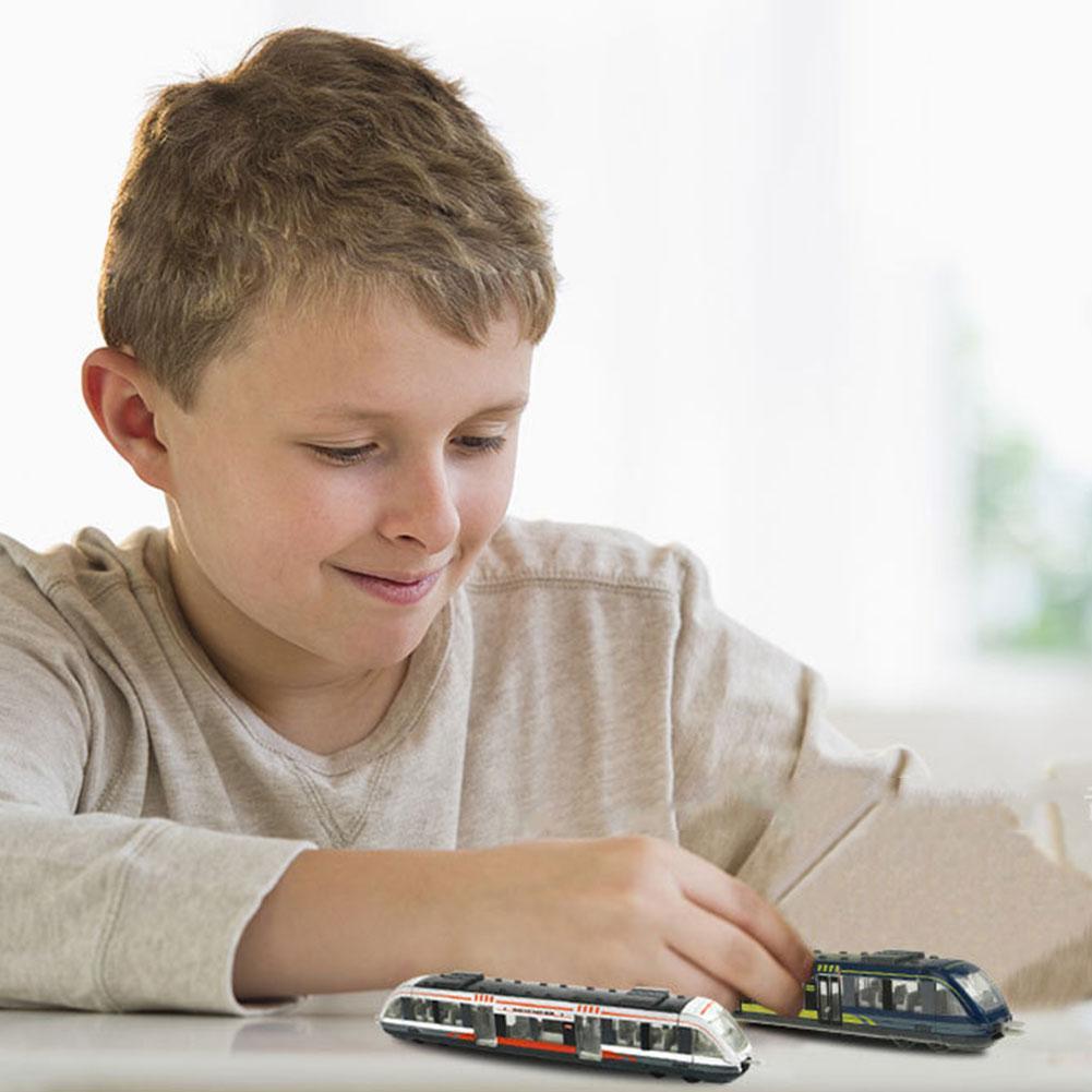 Alloy Train Kids Train Models Toys High Speed Rail Toy Train Educational Boys Train Diecast Toy L6W2