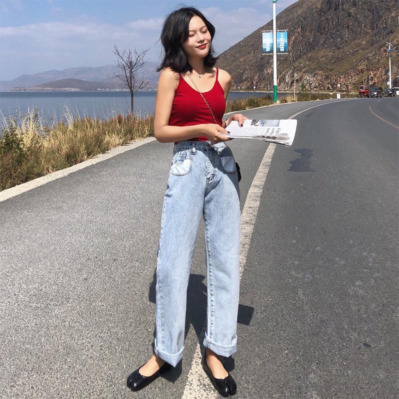Macondoo Womens Classical Denim Harem Jeans Trousers Ankle Pants Macondoo Womens Classical Denim Harem Jeans Trousers Ankle Pants