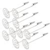 10Pcs Stable Base Table Name Clip Mouth Shape Metal Photo Stand  Wedding Table Decoration