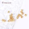 4x3MM 18K Gold Plated Metal Bead Caps Spacer Beads Separator Beads For Bracelet Necklace DIY Beading Jewelry Making