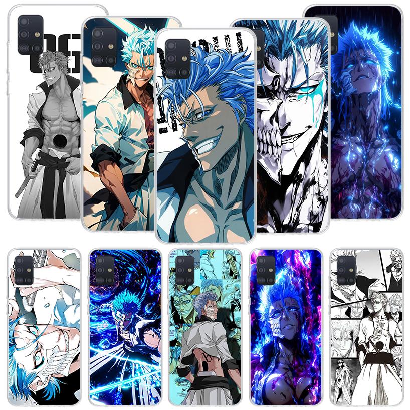 Grimmjow 6 Bleach Phone Case For Samsung Galaxy A52 A32 A22 A12 A02S A50S A30S A51 A31 AA71 Note 20 Ultra 10 S10 Plus Galaxy A52