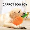 Carrot Dog Puzzle Toys Carrot Shape Dog Squeak Toys Stress Relief Dog Toys Stuffed Plush Puppy Toys For Small Medium And Large
