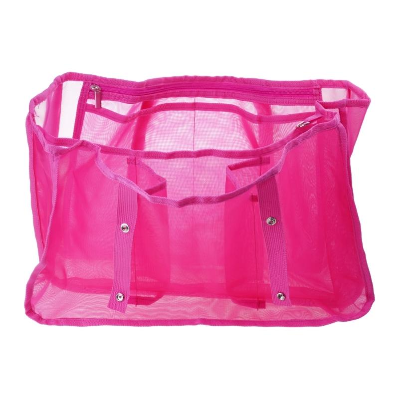 Beach Bag Organizer for Beach Bag Accessories Inserts Beach Toted Bags Insert for Organizing Mesh Insert Divider Pouch