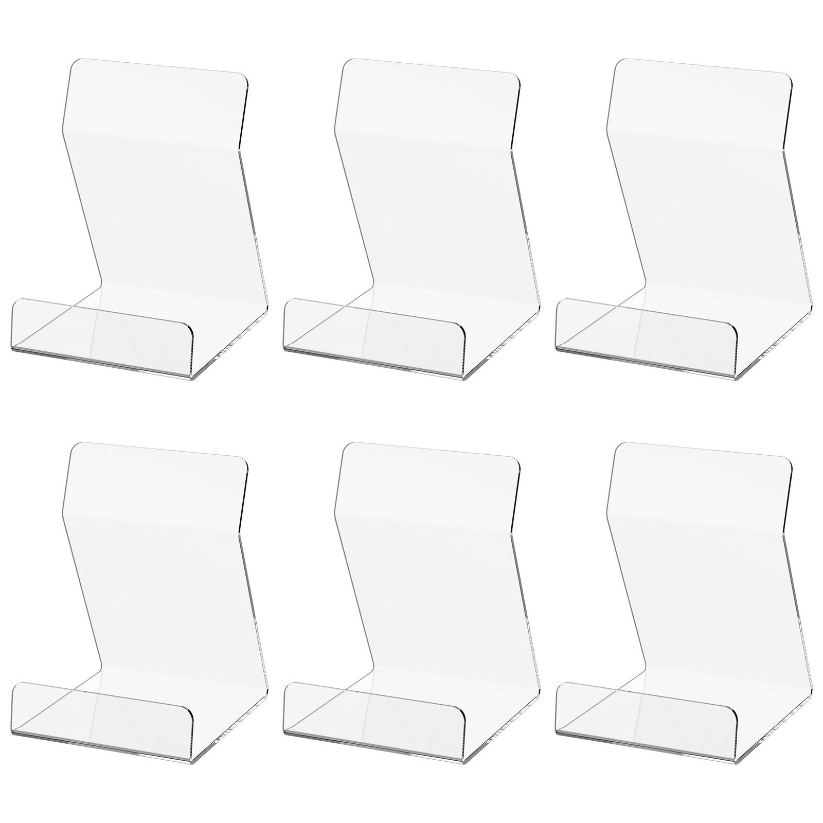 

6/10Pcs Acrylic Book Stand Transparent Record Holder Multi-role Photo Frame Display Rack Desktop Storage Stand for Magazine Book