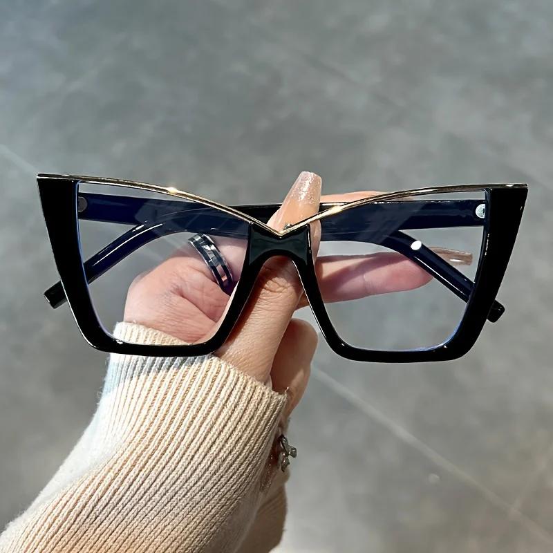 Fashion Women Anti-blue Light Glasses Men Women Transparent Computer Eyeglass Square Eyeglasses Computer Protection