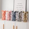 2pcs Aesthetic Bear Brick Ceramic Statue Teddy Bear Decor Action Figure Sculptures Ornament for Room Home Decoration Crafts