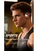 V6 Bone Conduction Wireless Bluetooth In-Ear Headphones - Open Ear Hook Style for Secure Fit During Sports Activities
