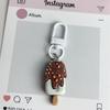 Cartoon Fruit Ice Cream Keychain Pendant - Cute & Realistic Food Toy Ornament for Couples & Friends
