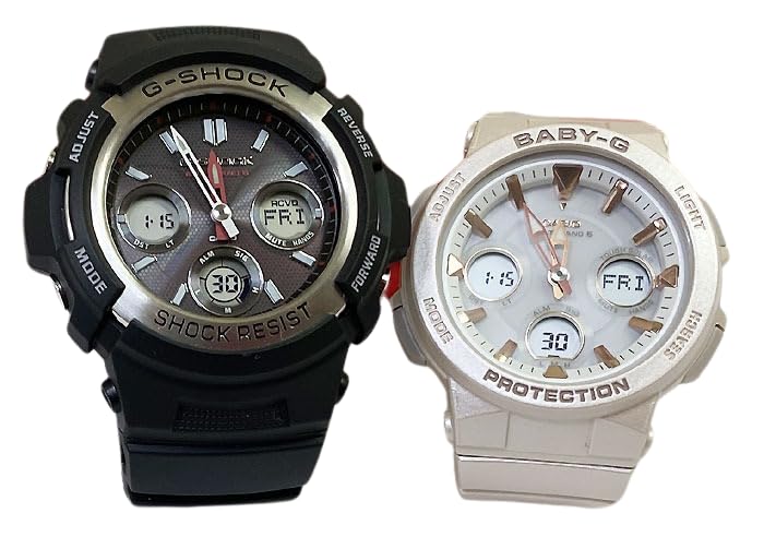 

[Casio] CASIO Pair Watch G-SHOCK G-Shock BABY-G Baby G Ana-Digi Radio Solar Genuine Pair Case Set of 2 AWG-M100-1AJF BGA-2510-4AJF Watch
