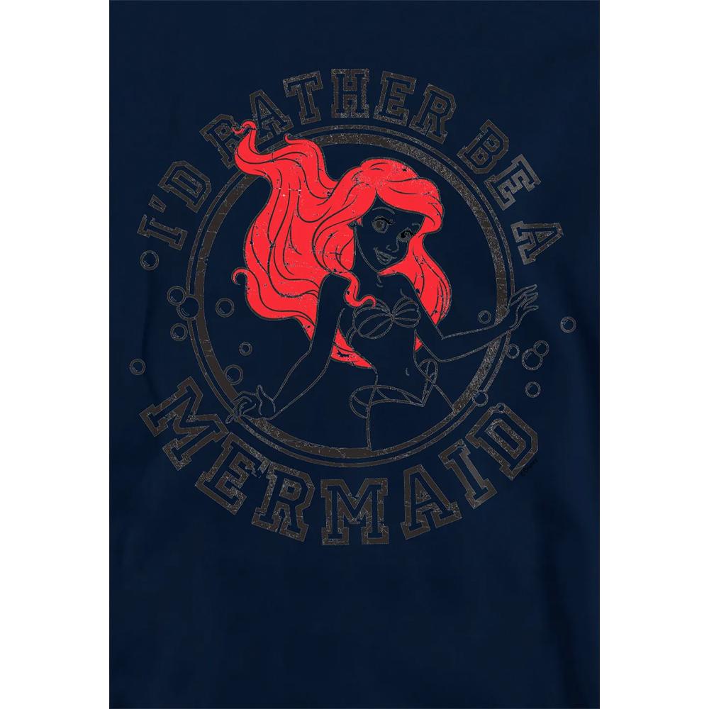 The Little Mermaid Childrens/Kids I'd Rather Be A Mermaid Hoodie