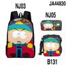 Trendy Popular Novelty SOUTH PARK 3D Printed 3pcs/Set Student School Bags Laptop Daypack Backpack Lunch bag Pencil Case