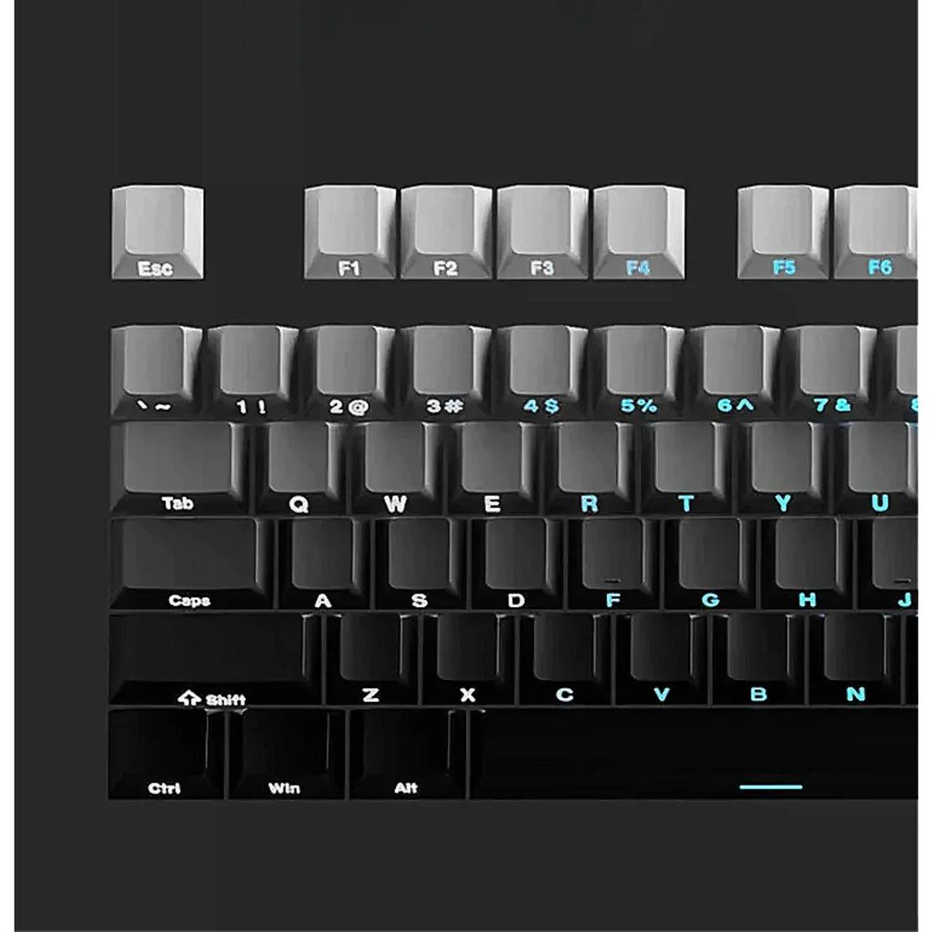 Original Daylight Keycaps PTB Translucent, Side-engraved Oem 136 Keys, Customized To Fit 60/84/98/108 Mechanical Keyboards.