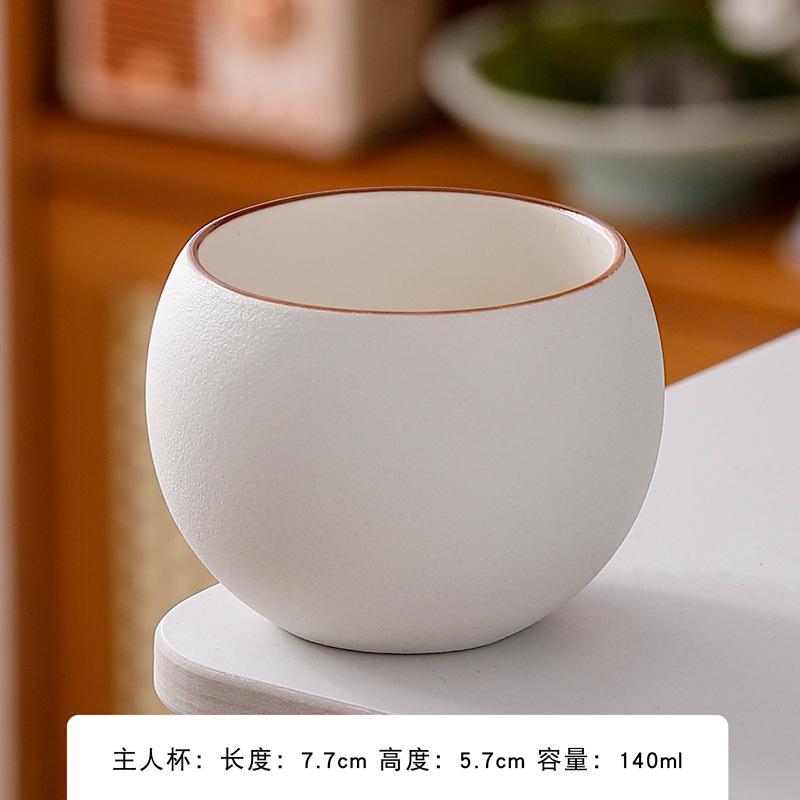 Black pottery five-color dragon egg cup Kung Fu tea set Master cup for drinking tea Personal cup Special tea tasting cup Creative gift giving