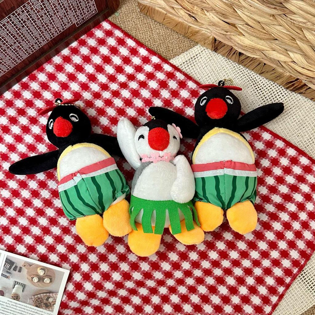 Summer Penguin Plush Keychain - Cute & Comfy Stuffed Animal Pendant