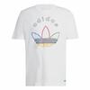 Graphic T-Shirt with Comfortable Round Neck Men Tops Cloud-White IW3237