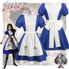 Madness Returns Alice Cosplay Costume Girl Game Dress Party Outfit Halloween