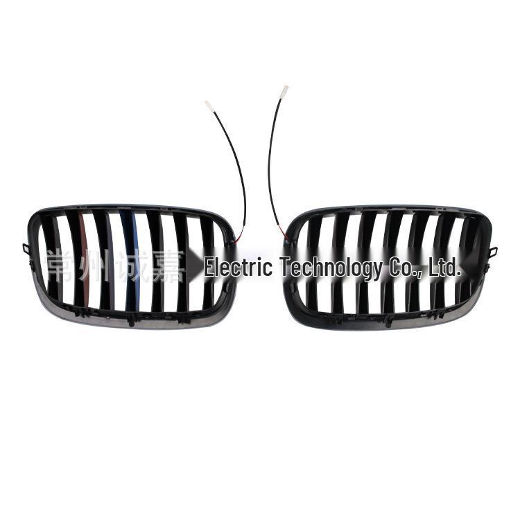 Tri-Color LED Grille for BMW X5/X6 E70/E71 - Single-Line, Illuminated Grille
